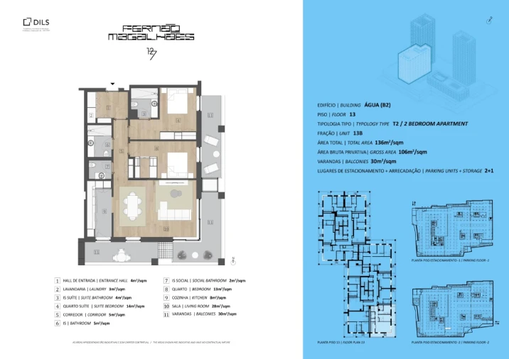Apartamento T2 para Venda em Campanhã Planta 1