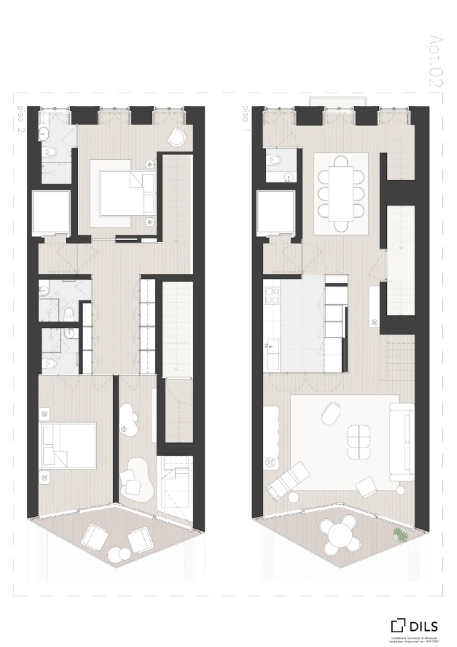 Apartamento T3 para Venda em Estrela Planta 1