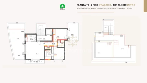 Apartamento T2 para Venda em Santa Luzia