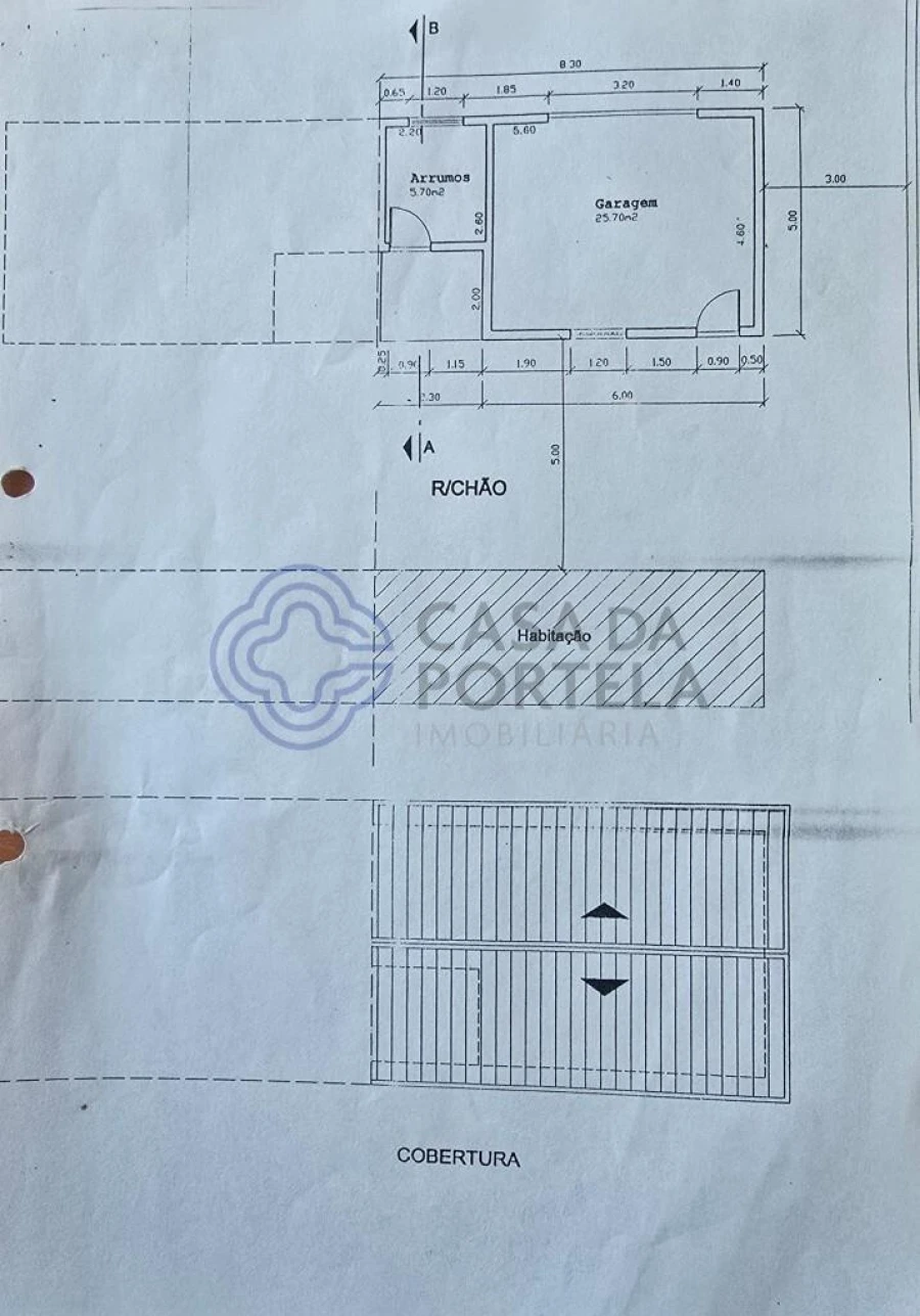 Moradia T3 para Venda em Ovar, São João, Arada e São Vicente de Pereira Jusã Planta 1
