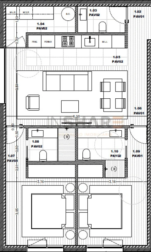 Apartamento T3 para Venda em Pousa