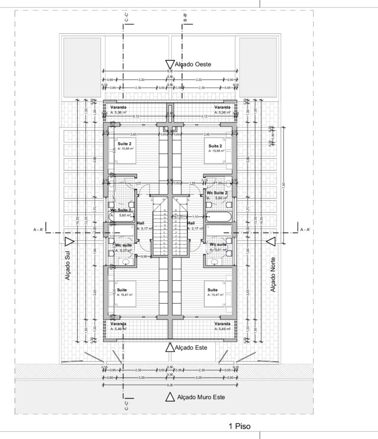 Moradia T3 para Venda em Fernao Ferro Planta 2