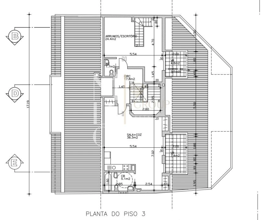Apartamento T1 para Venda em Areeiro Foto 41