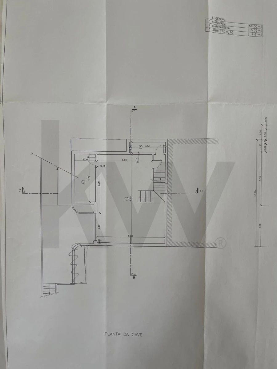 Moradia T3 para Venda em Carvoeira Planta 2
