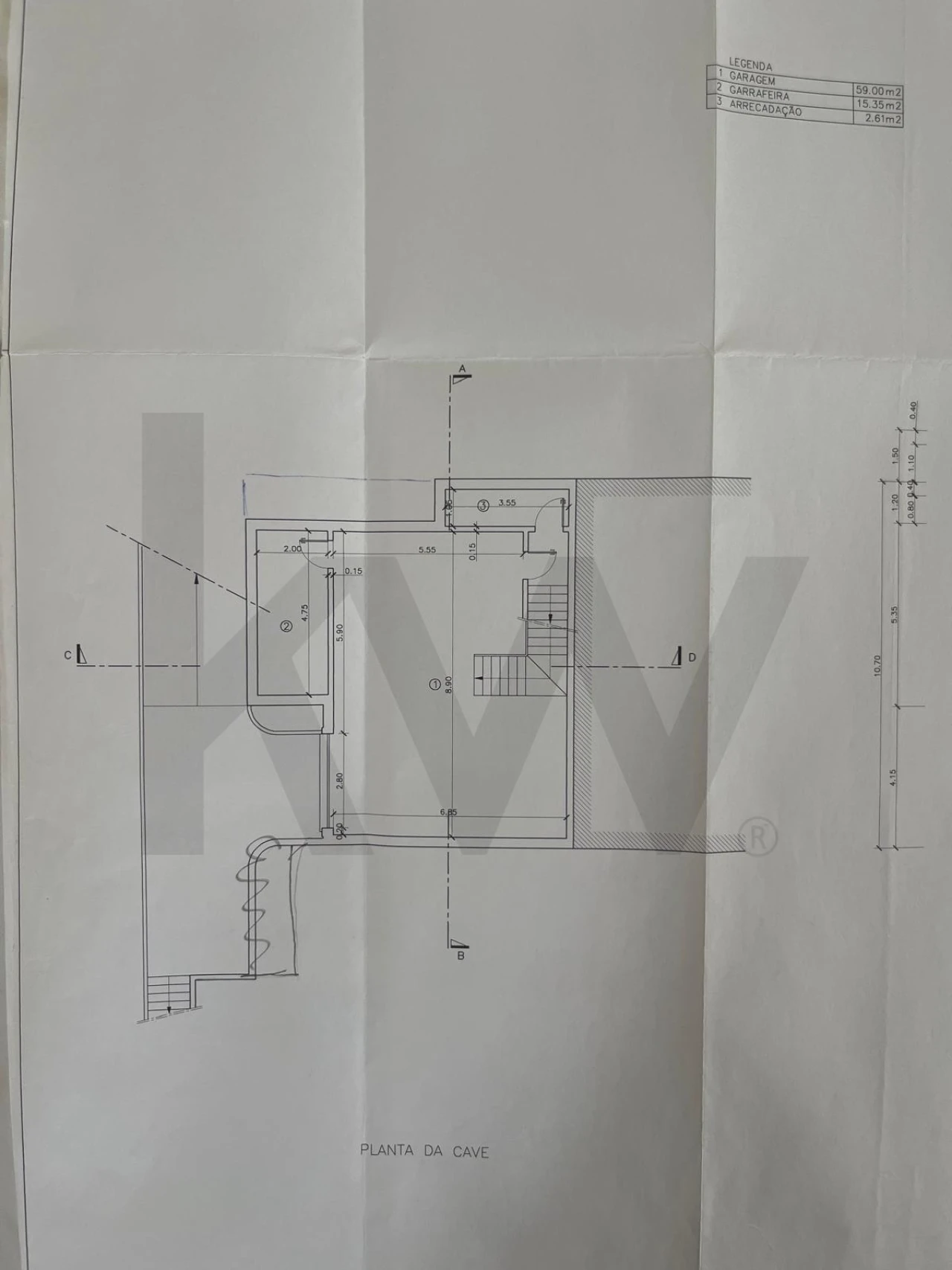 Moradia T3 para Venda em Carvoeira Planta 2