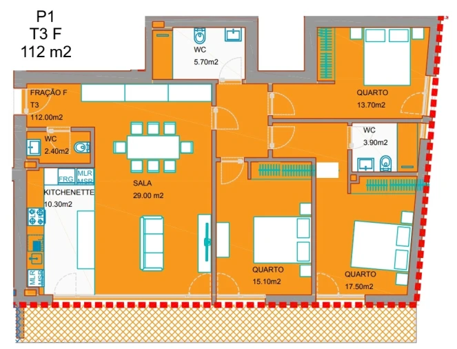 Apartamento T3 para Venda em Cantanhede e Pocariça Foto 6