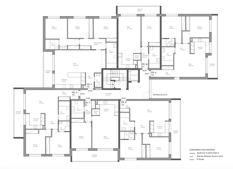 Apartamento T1 para Venda em Leiria, Pousos, Barreira e Cortes Planta 5