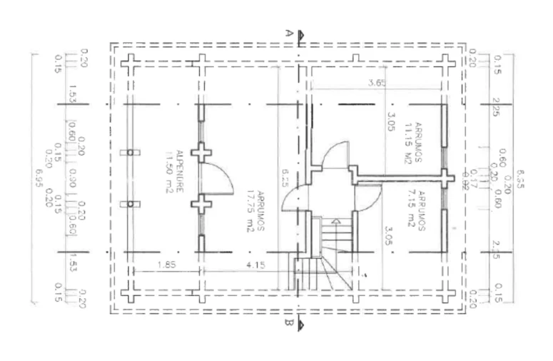 Moradia T3 para Venda em Cortes do Meio Planta 2