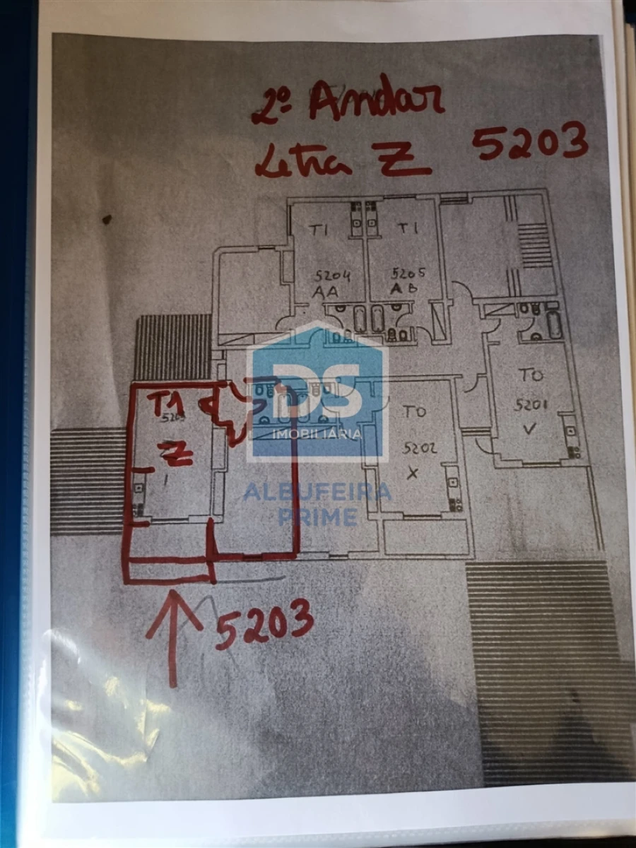 Apartamento T1 para Venda em Albufeira e Olhos de Água Planta 1