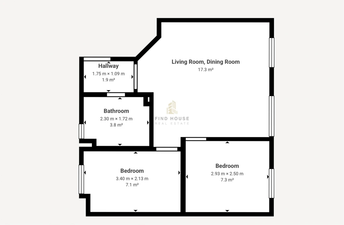 Apartamento T2 para Venda em Quarteira Planta 2