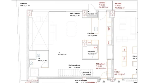 Apartamento T3 para Venda em Ramalde