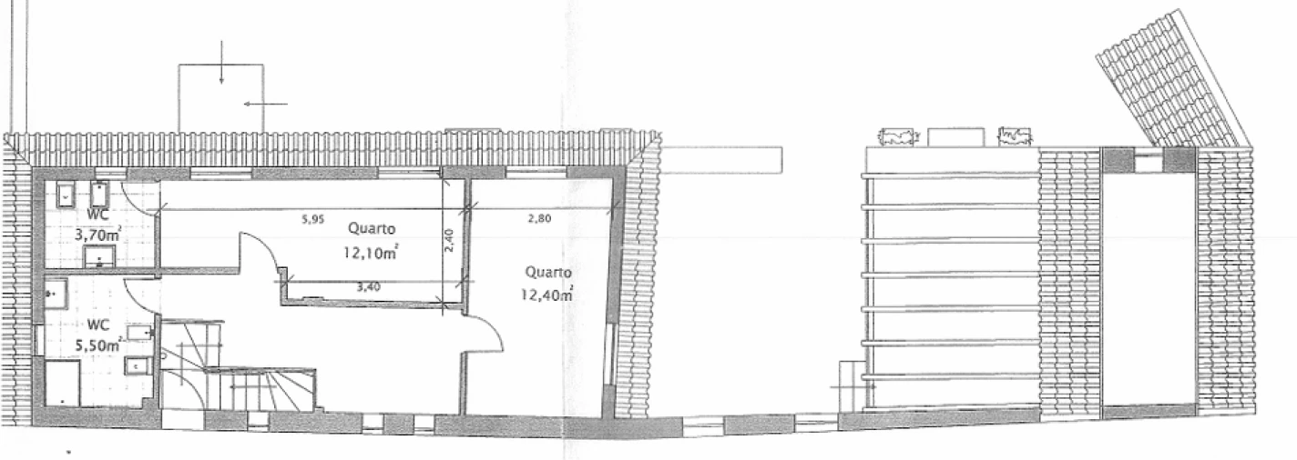 Moradia T2 para Venda em Roliça Planta 1