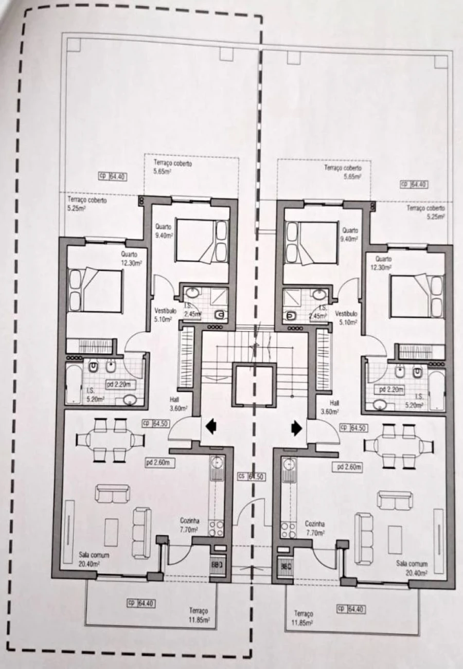 Apartamento T2 para Venda em Aljezur Planta 1