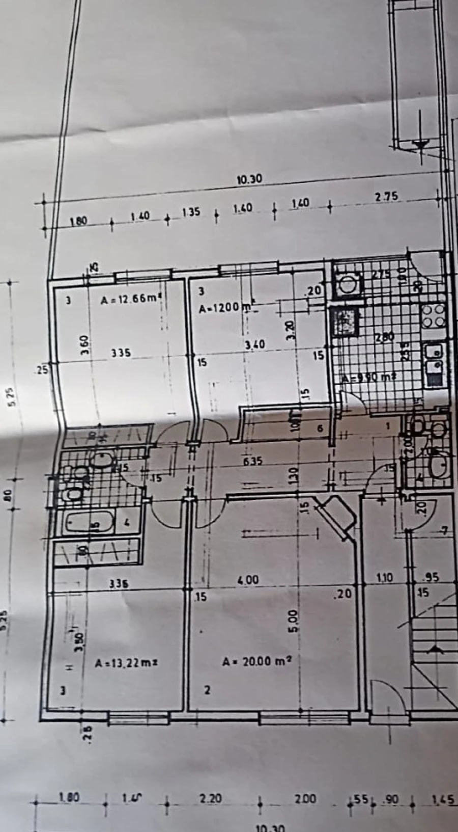 Apartamento T2 para Venda em Algueirão-Mem Martins Planta 1