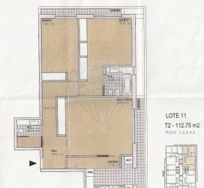 Apartamento T2 para Arrendamento em Canidelo