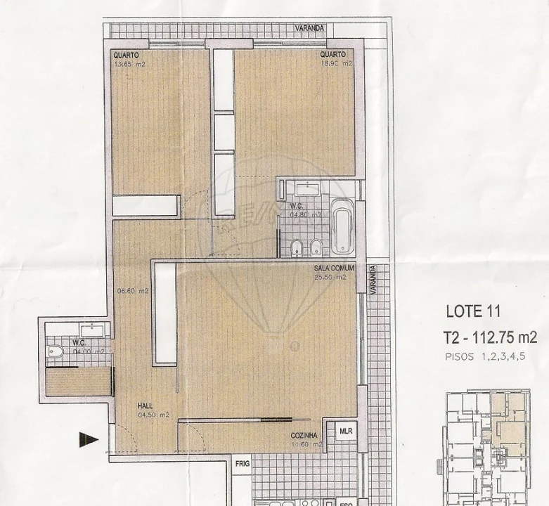 Apartamento T2 para Arrendamento em Canidelo Foto 26