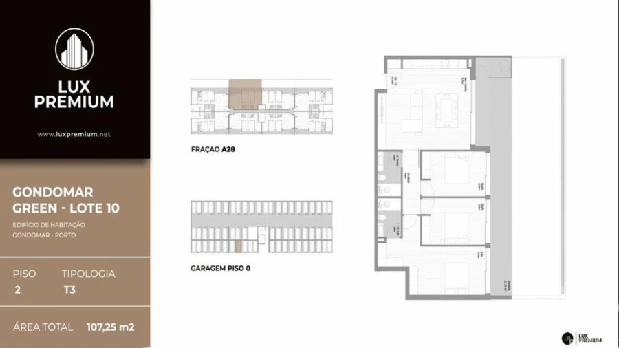 Apartamento T3 para Venda em Fânzeres e São Pedro da Cova Foto 6