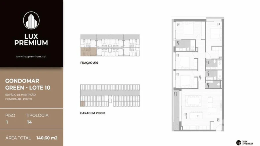 Apartamento T4 para Venda em Fânzeres e São Pedro da Cova Foto 6