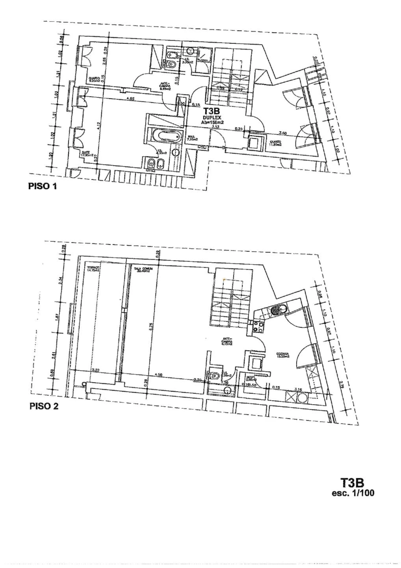 Apartamento T3 para Venda em Lagos (São Sebastião e Santa Maria) Planta 3
