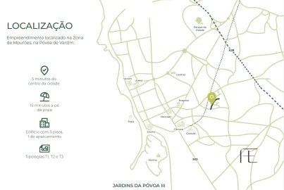 Apartamento T3 para Venda em Póvoa de Varzim, Beiriz e Argivai
