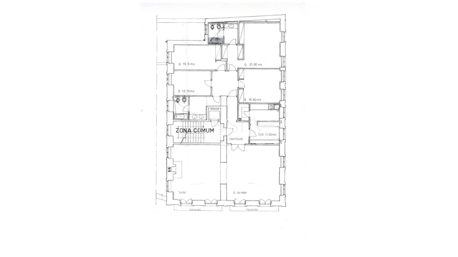 Apartamento T4 para Venda em Aldoar, Foz do Douro e Nevogilde Planta 1