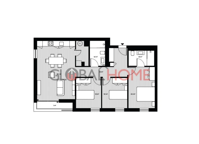 Apartamento T3 para Venda em Rio Tinto Foto 11