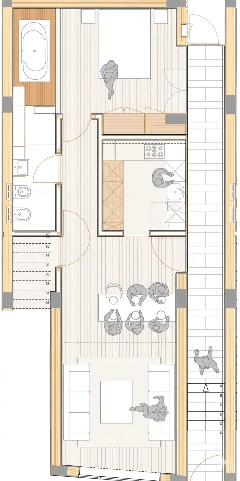 Apartamento T1 para Arrendamento em Santa Maria, São Pedro e Matacães
