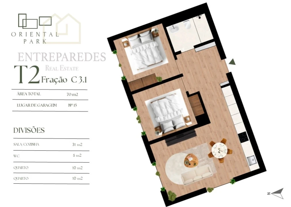 Apartamento T2 para Venda em Campanhã Foto 9