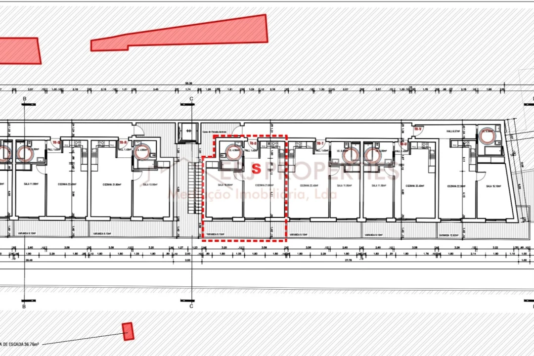 Apartamento T1 para Venda em Altura Foto 3