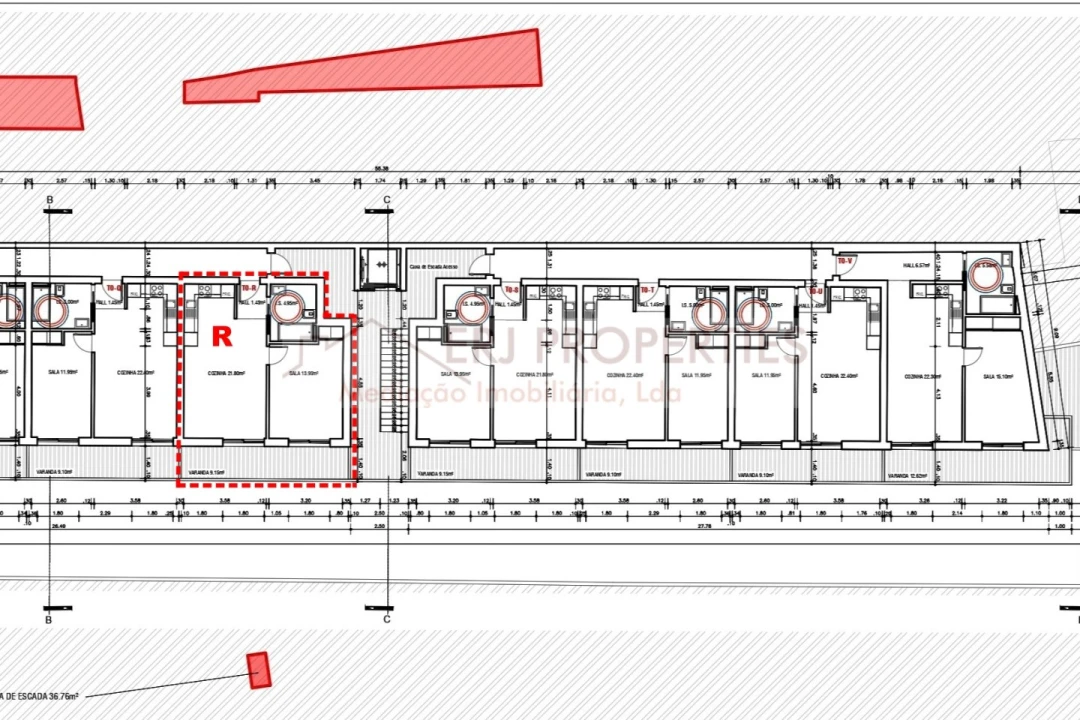 Apartamento T1 para Venda em Altura Foto 2