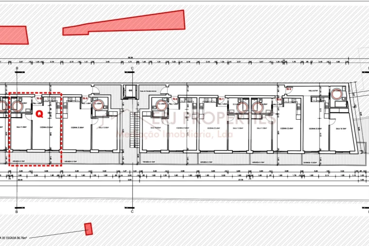 Apartamento T1 para Venda em Altura Foto 2