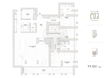 Apartamento T3 para Venda em Avenidas Novas