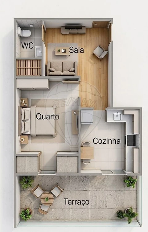 Apartamento T1 para Venda em Queluz e Belas