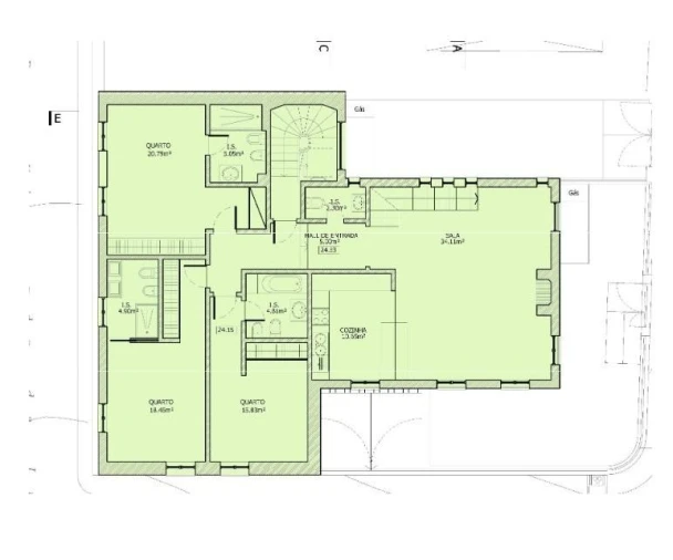 Apartamento T3 para Venda em Cascais e Estoril Foto 47