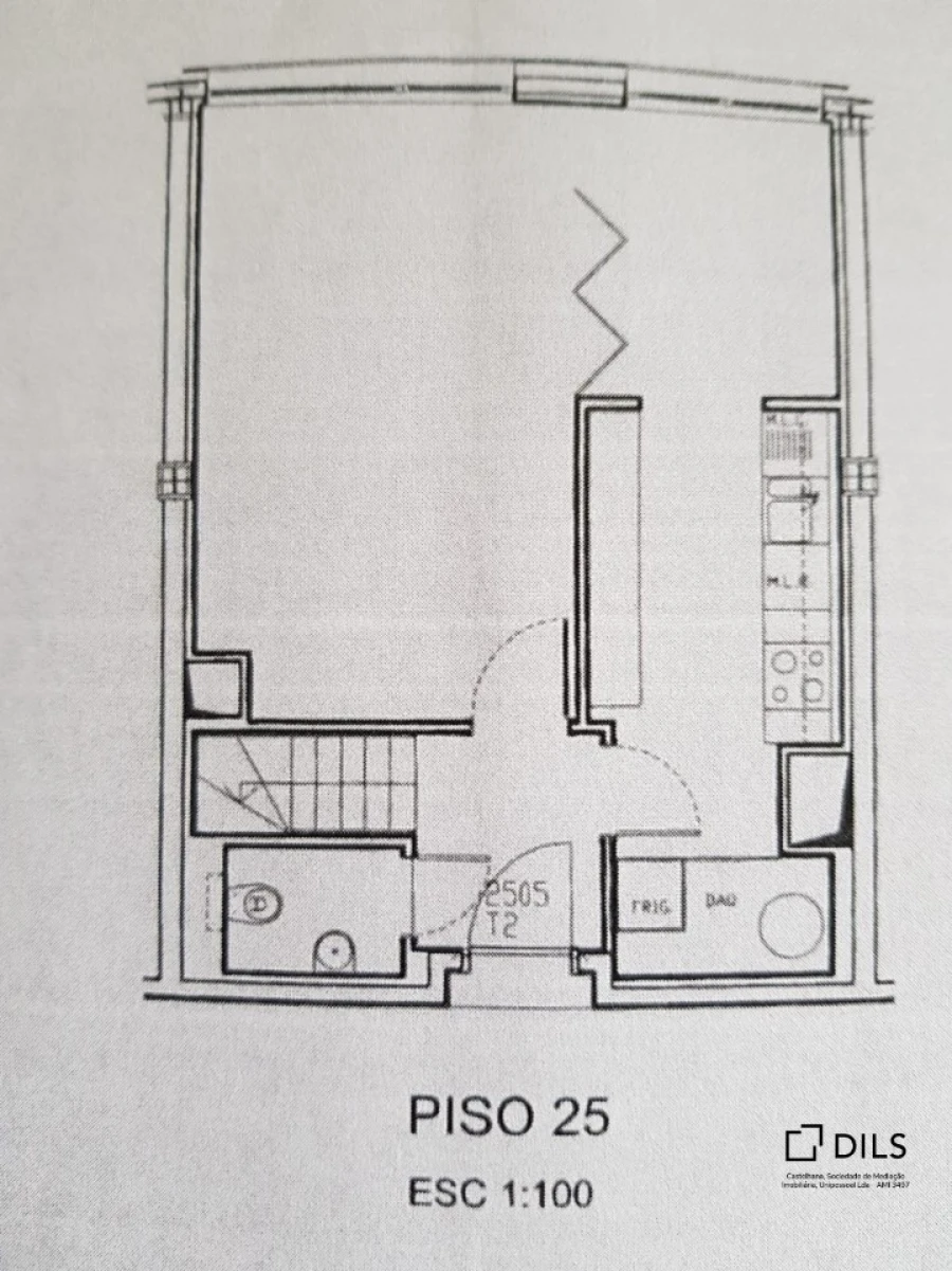 Apartamento T2 para Venda em Parque das Nações Planta 1