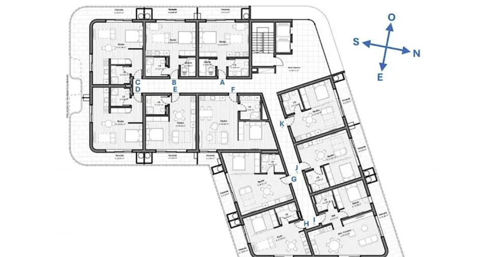 Apartamento para Venda em Armação de Pera Planta 6