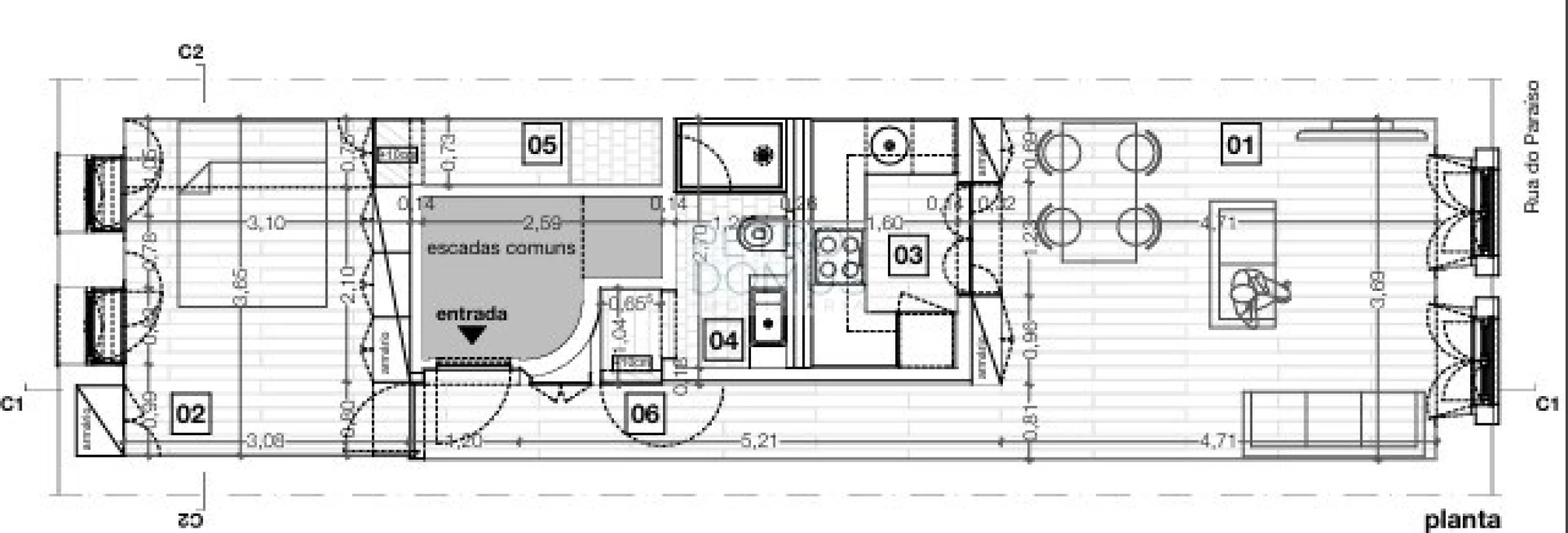 Apartamento T1 para Venda em São Vicente Foto 22
