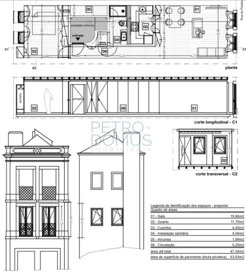 Apartamento T1 para Venda em São Vicente