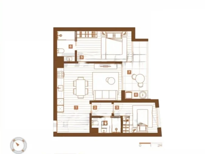 Apartamento T2 para Venda em Caniço Planta 1