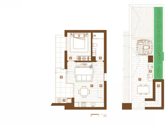 Apartamento T1 para Venda em Caniço Planta 1