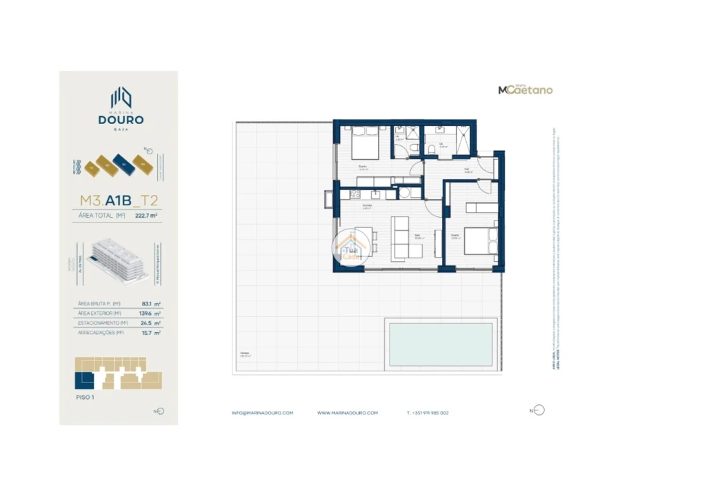 Apartamento T2 para Venda em Canidelo Foto 1
