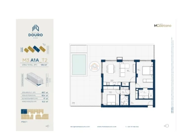 Apartamento T2 para Venda em Canidelo