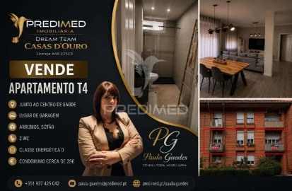 Apartamento T4 para Venda em Peso da Régua e Godim