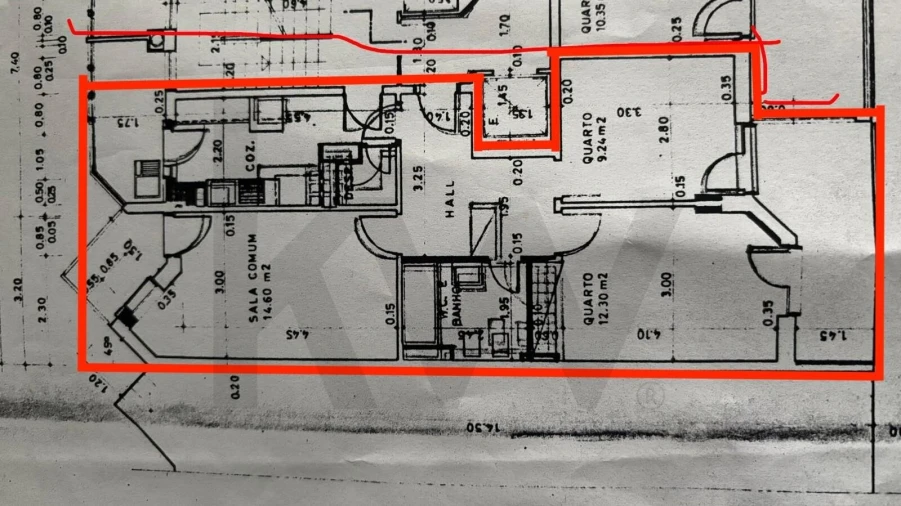Apartamento T2 para Venda em Lumiar Planta 1