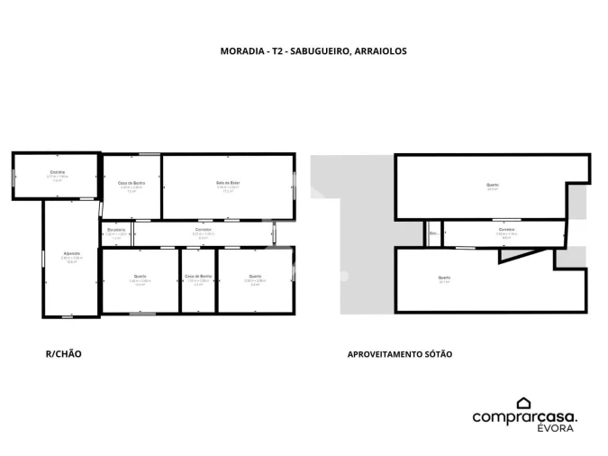 Moradia T2 para Venda em Arraiolos Foto 17