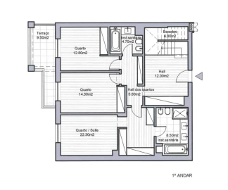Apartamento T3 para Venda em Cascais e Estoril