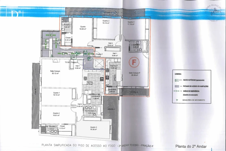 Apartamento T3 para Venda em São Brás de Alportel Planta 1