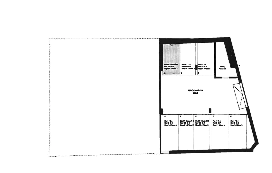 Apartamento T3 para Venda em Santa Maria Maior Planta 3