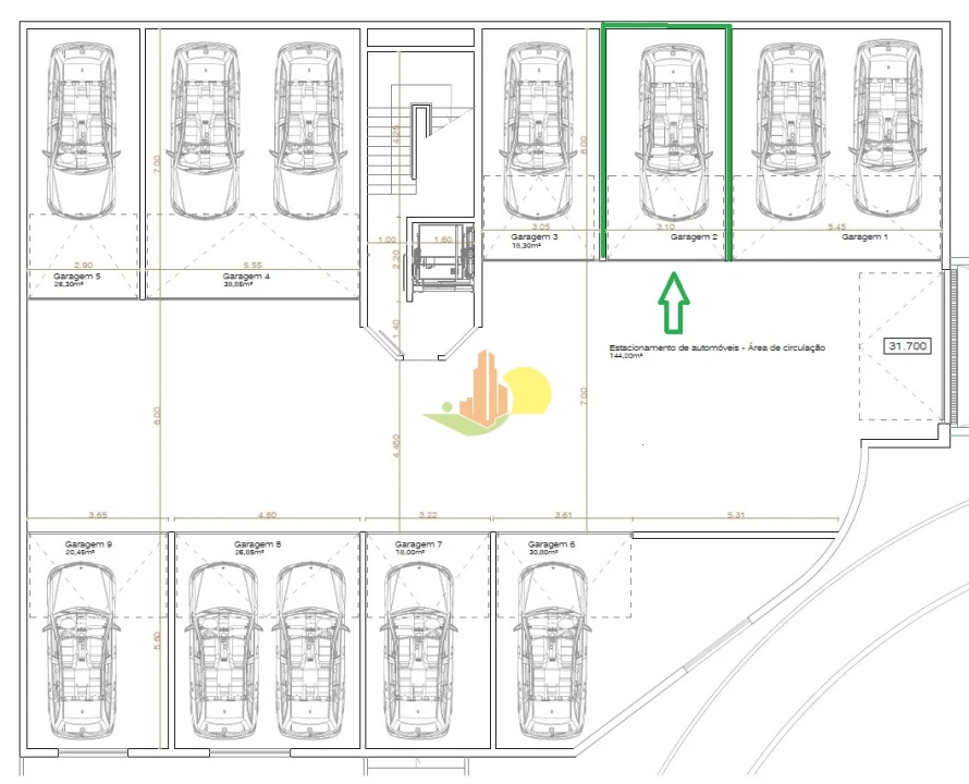 Apartamento T4 para Venda em Tavarede Planta 2