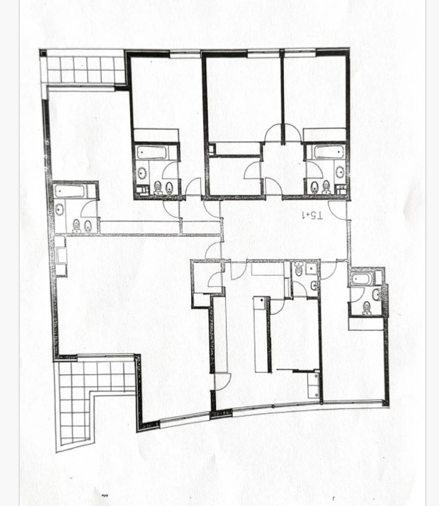 Apartamento T5 para Venda em Aldoar, Foz do Douro e Nevogilde Planta 1